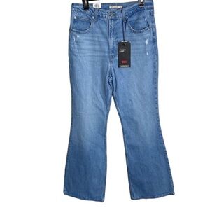 Levi's Premium Women's 70s High Flare Jeans, Light Blue, Sz 32, NWT